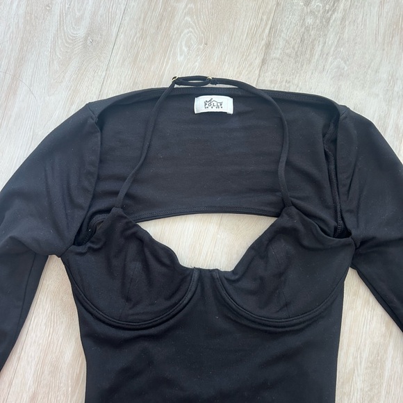 Oh Polly Black cutout dress - Picture 2 of 4